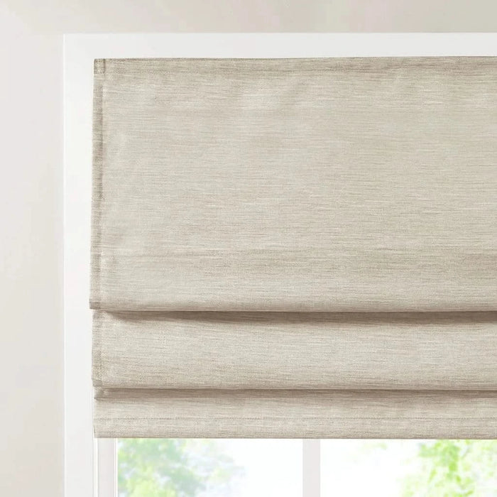 Printed Faux Silk Room Darkening Cordless Roman Shade Default -DTYStore