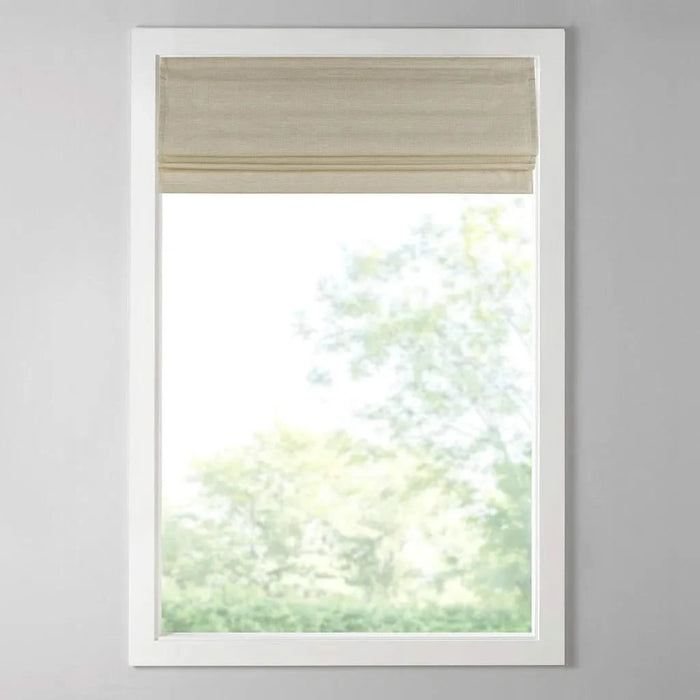 Printed Faux Silk Room Darkening Cordless Roman Shade Default -DTYStore