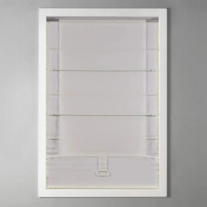 Printed Faux Silk Room Darkening Cordless Roman Shade Default -DTYStore