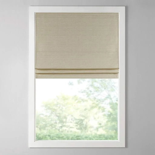 Printed Faux Silk Room Darkening Cordless Roman Shade Default -DTYStore