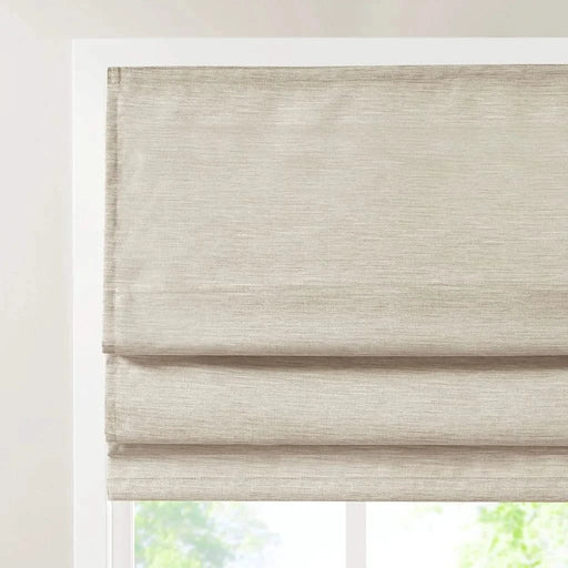 Printed Faux Silk Room Darkening Cordless Roman Shade Default -DTYStore