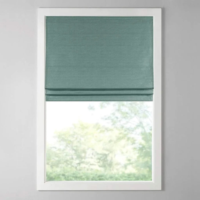 Printed Faux Silk Room Darkening Cordless Roman Shade Default -DTYStore