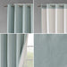 Printed Heathered Blackout Grommet Top Curtain Panel(Only 1 Pc Panel) Default -DTYStore