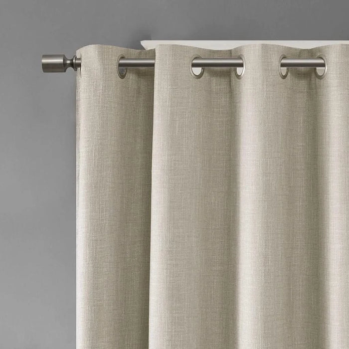 Printed Heathered Blackout Window Patio Panel Default -DTYStore