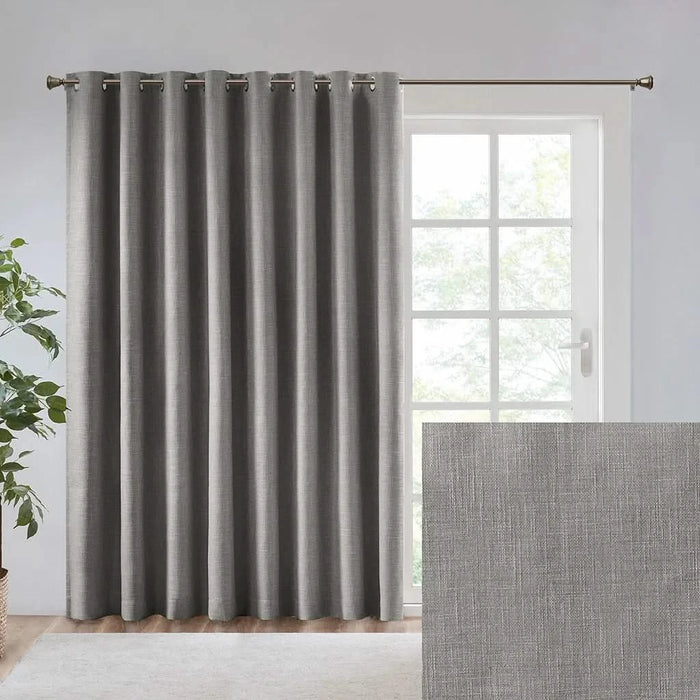 Printed Heathered Blackout Window Patio Panel Default -DTYStore