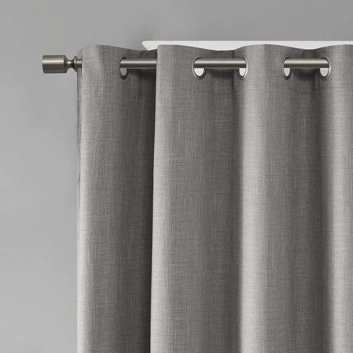 Printed Heathered Blackout Window Patio Panel Default -DTYStore