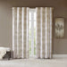 Printed Jacquard Grommet Top Total Blackout Curtain Panel(Only 1 Pc Panel)- DTY Store