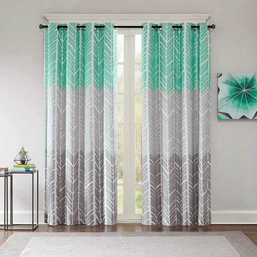 Printed Total Blackout Curtain Panel(Only 1 Pc Panel) Default -DTYStore