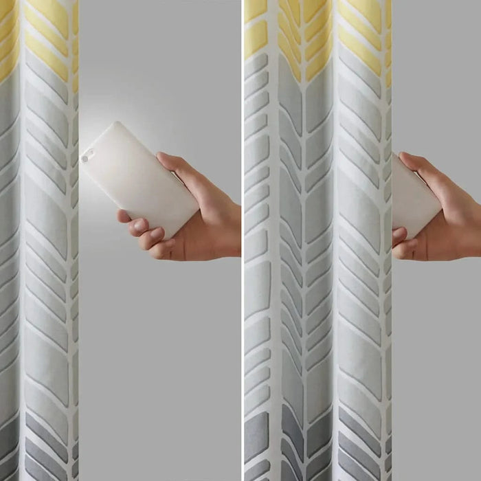 Printed Total Blackout Curtain Panel(Only 1 Pc Panel) Default -DTYStore