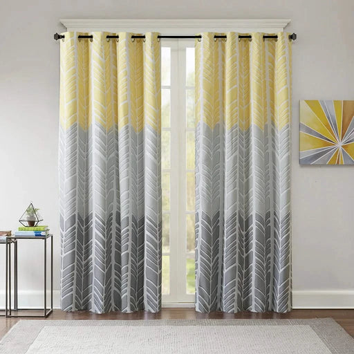 Printed Total Blackout Curtain Panel(Only 1 Pc Panel) Default -DTYStore