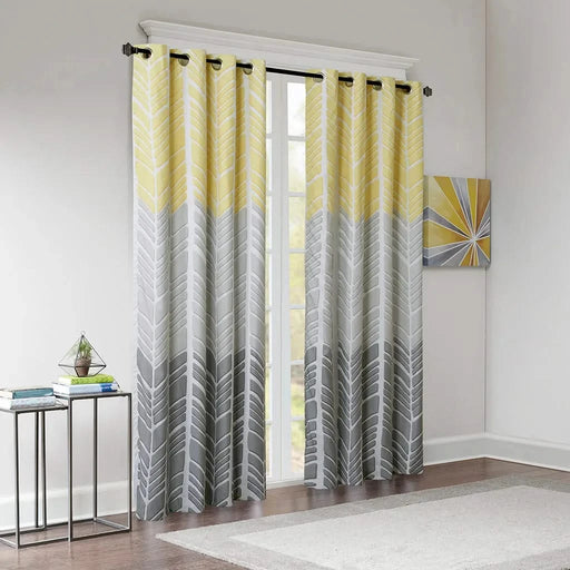 Printed Total Blackout Curtain Panel(Only 1 Pc Panel) Default -DTYStore