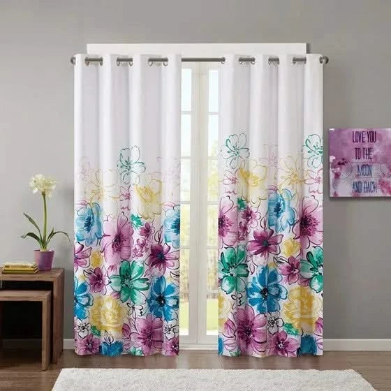 Printed Total Blackout Curtain Panel(Only 1 Window Panel) Default -DTYStore