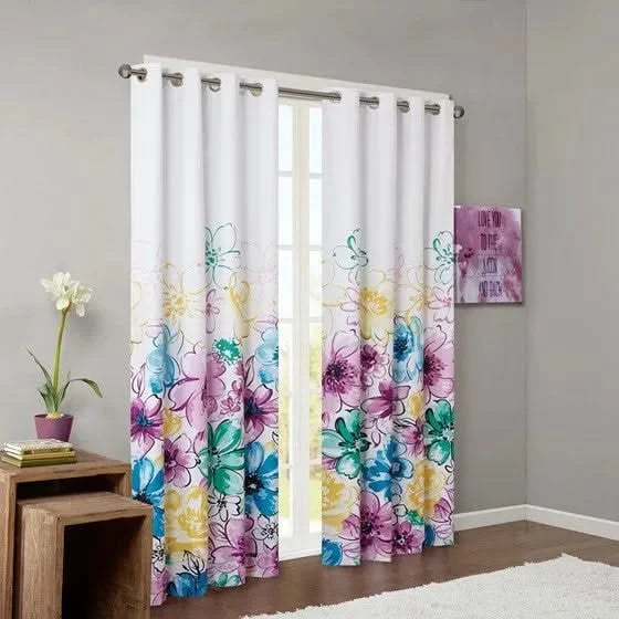 Printed Total Blackout Curtain Panel(Only 1 Window Panel) Default -DTYStore