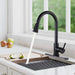 Pull Down Kitchen Faucet with Sprayer Stainless Steel Matte Black - DTY Store