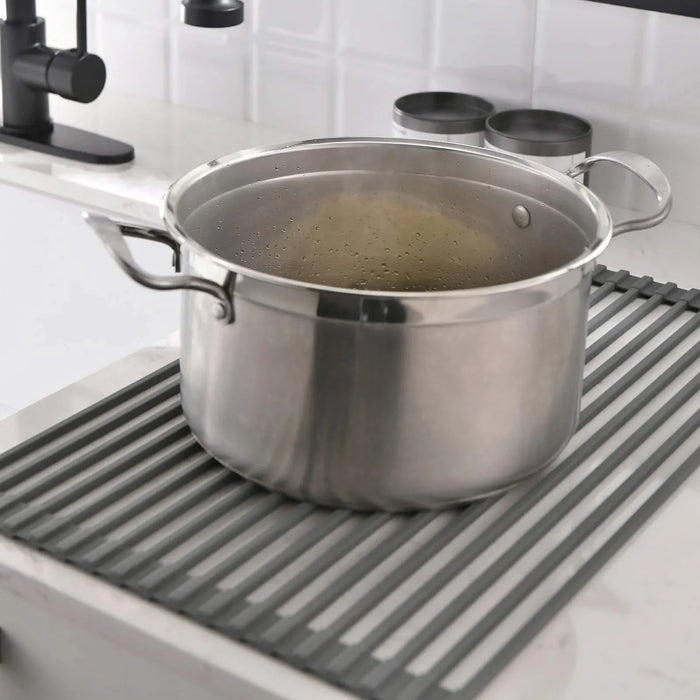 Purifier Kitchen Faucet Drinking Water Faucet With Roll Up Dish Drying Rack, Pull Down Water Filter Kitchen Sink Faucets (Matte Black) Default -DTYStore