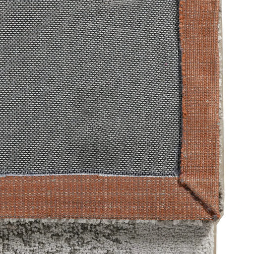 Quarry 5x6.5' Abstract Area Rug, Gray & Orange Polypropylene Default -DTYStore