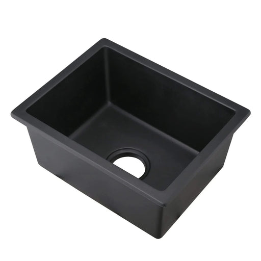 Quartz 13.77' L X 17.71' W Undermount Bar Sink With Basket Strainer Default -DTYStore