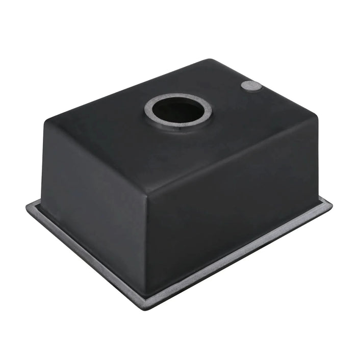 Quartz 13.77' L X 17.71' W Undermount Bar Sink With Basket Strainer - DTY Store