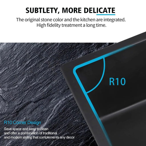 Quartz 13.77' L X 17.71' W Undermount Bar Sink With Basket Strainer Default -DTYStore