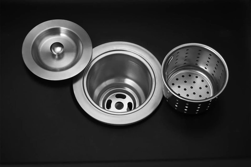 Quartz 13.77' L X 17.71' W Undermount Bar Sink With Basket Strainer - DTY Store