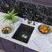 Quartz 13.77' L X 17.71' W Undermount Bar Sink With Basket Strainer - DTY Store