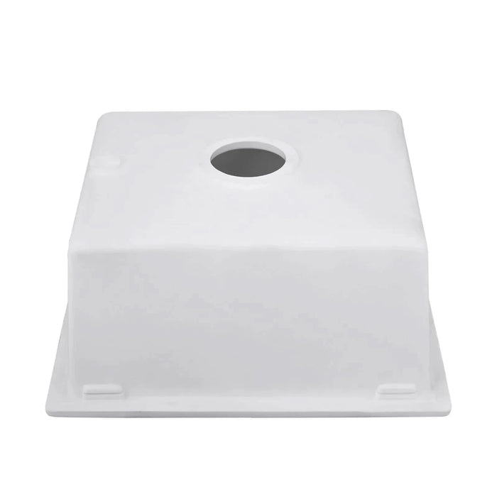 Quartz 18' L X 16' W Undermount Bar Sink With Grid And Strainer - DTY Store