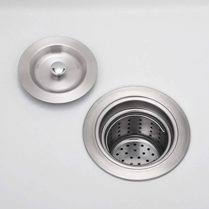 Quartz 18' L X 16' W Undermount Bar Sink With Grid And Strainer Default -DTYStore