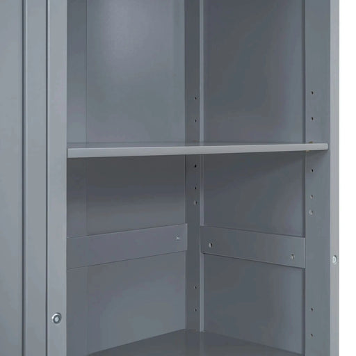 Queen Size Murphy Bed Wall Bed with Shelves,Gray Default -DTYStore