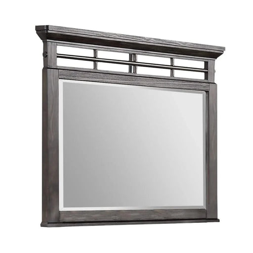 Queen Sleigh Bed with dresser mirror chest and nightstand Default -DTYStore