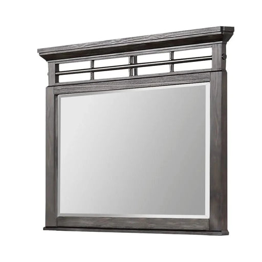 Queen Sleigh Bed with dresser mirror chest and nightstand Default -DTYStore