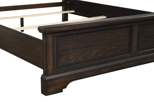 Queen Sleigh Bed with dresser mirror chest and nightstand Default -DTYStore