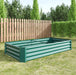 Raised Garden Bed Outdoor, 6×3×1ft , Metal Raised Rectangle Planter Beds for Plants, Vegetables, and Flowers - Green Default -DTYStore