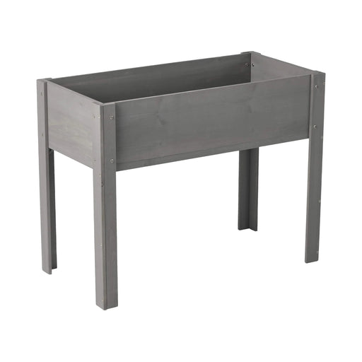 Raised Garden Bed with Legs, Elevated Wooden Planter Box for Outdoor Plants Flowers Fruits Vegetable Herb Growing Default -DTYStore