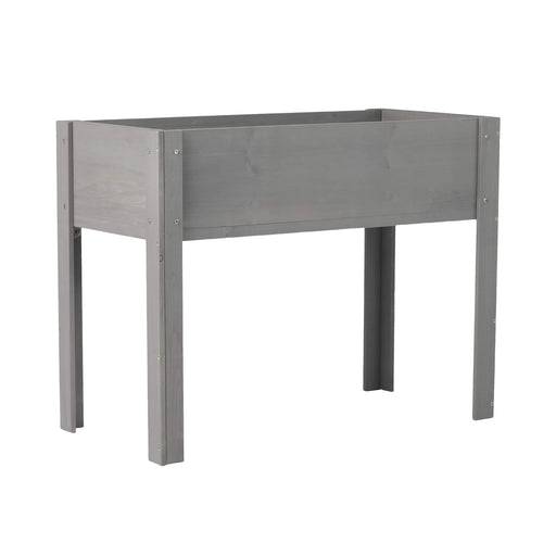 Raised Garden Bed with Legs, Elevated Wooden Planter Box for Outdoor Plants Flowers Fruits Vegetable Herb Growing Default -DTYStore