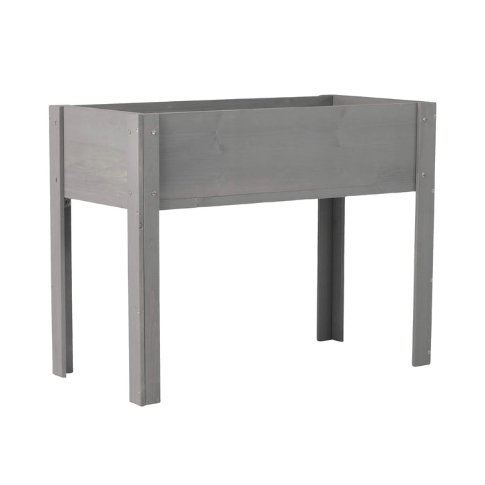 Raised Garden Bed with Legs, Elevated Wooden Planter Box for Outdoor Plants Flowers Fruits Vegetable Herb Growing Default -DTYStore