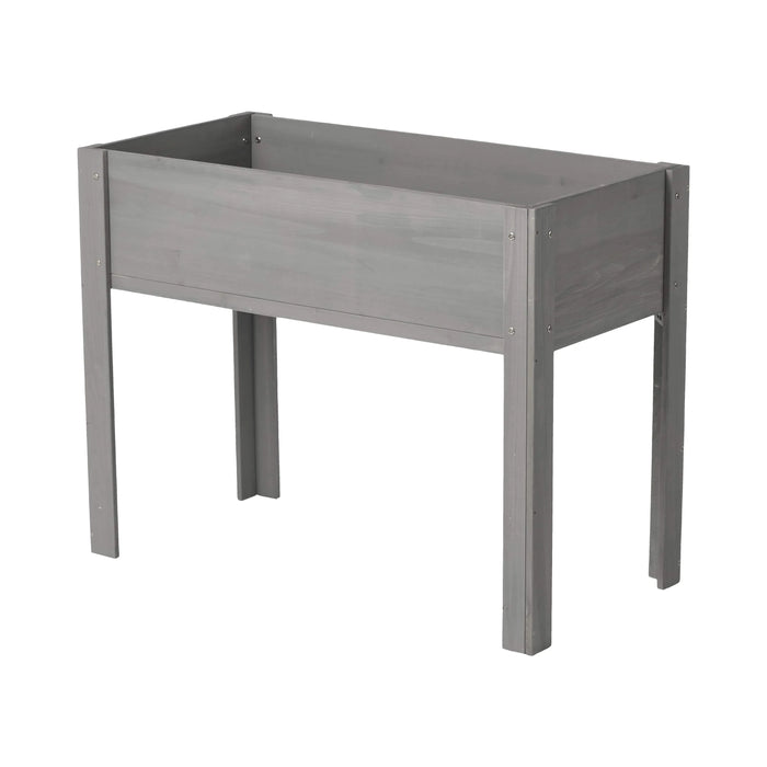 Raised Garden Bed with Legs, Elevated Wooden Planter Box for Outdoor Plants Flowers Fruits Vegetable Herb Growing Default -DTYStore