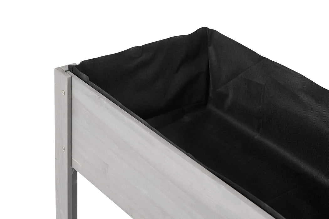 Raised Garden Bed with Legs, Elevated Wooden Planter Box for Outdoor Plants Flowers Fruits Vegetable Herb Growing Default -DTYStore