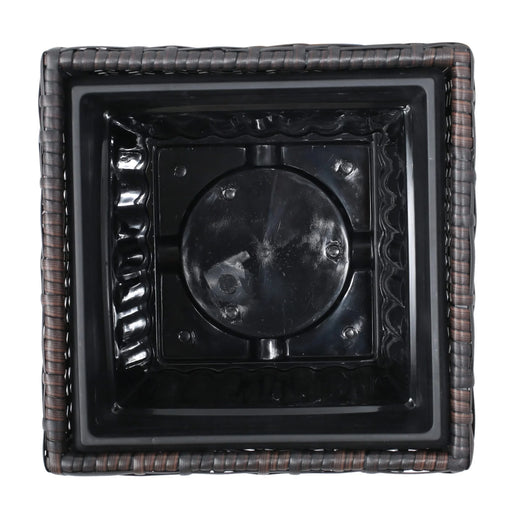 Rattan FLOWER POT - BROWN Default -DTYStore