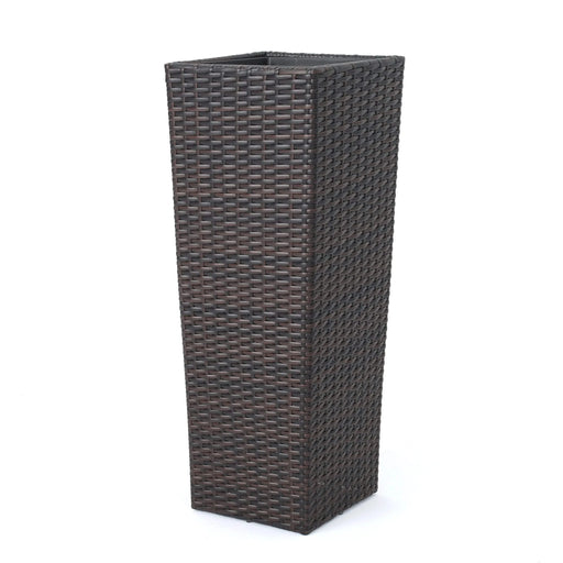 Rattan FLOWER POT - BROWN Default -DTYStore