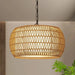 Rattan Farmhouse Chandelier Light Fixtures Default -DTYStore