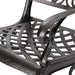 Ravenna 6 - Person Metal Patio Dining Set with Rectangular Table Default -DTYStore