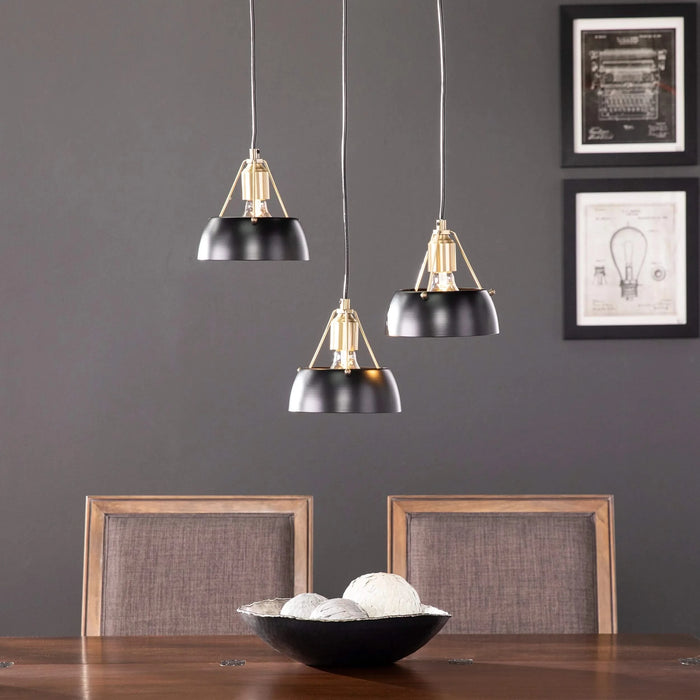 Renmarco Contemporary 3-Light Cluster Pendant Default -DTYStore