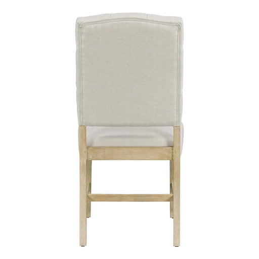 Retro 5-Piece Dining Set with Extendable Round Table and 4 Upholstered Chairs, Natural Wood Finish Default -DTYStore