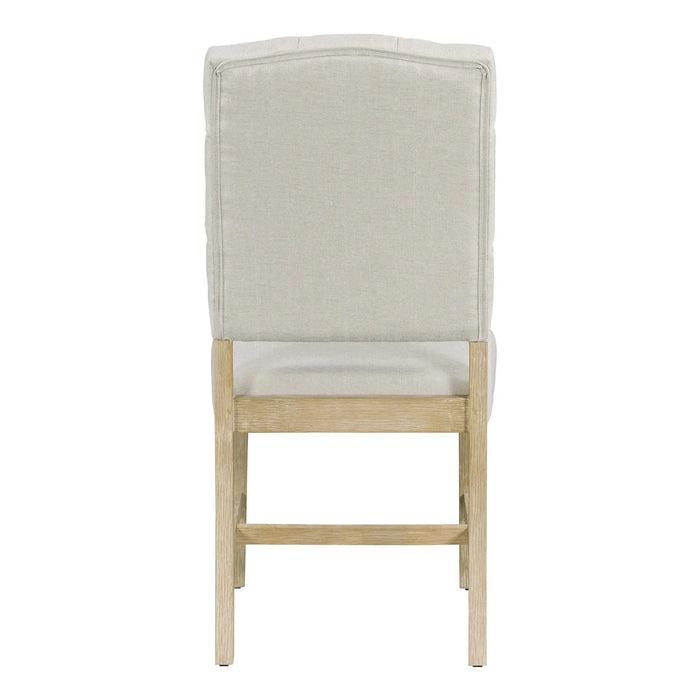 Retro 5-Piece Dining Set with Extendable Round Table and 4 Upholstered Chairs, Natural Wood Finish Default -DTYStore