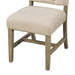 Retro Style Dining Chair Set with 4 Upholstered Chairs for Dining Room and Living Room (Natural Wood Wash) Default -DTYStore