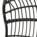 Richards Outdoor/Indoor Wicker Hanging Chair,Grey Default -DTYStore