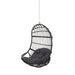 Richards Outdoor/Indoor Wicker Hanging Chair,Grey Default -DTYStore