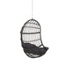 Richards Outdoor/Indoor Wicker Hanging Chair,Grey Default -DTYStore