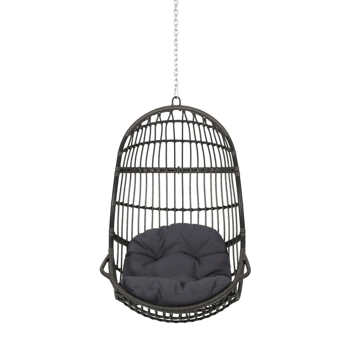 Richards Outdoor/Indoor Wicker Hanging Chair,Grey - DTY Store