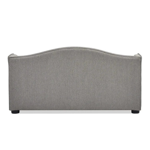 Robin 35' Tufted Wingback Pet Sofa Bed, Medium, Uptown Gray Stain Resistant High Performance Polyester Default -DTYStore